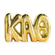 Gold Bubble Shelf Letter-Kappa Alpha Theta