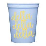 Colored Cups- Delta Delta Delta