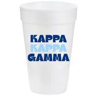 Multi-Color Styrofoam Cups- Kappa Kappa Gamma
