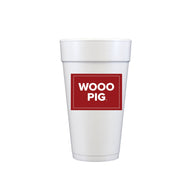 Rectangle Label Styrofoam Cups- Arkansas