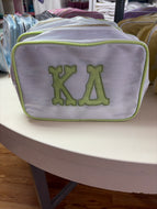 Applique Cosmetic Bag- Kappa Delta