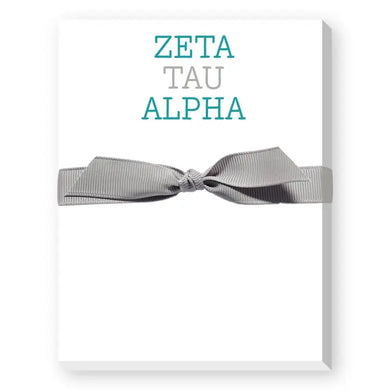 Typewriter Mini Notepad- Zeta Tau Alpha
