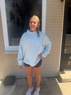 French Terry Mock Neck- Kappa Kappa Gamma