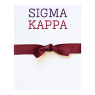 Typewriter Mini Notepad- Sigma Kappa