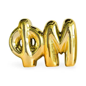 Gold Bubble Shelf Letter-Phi Mu