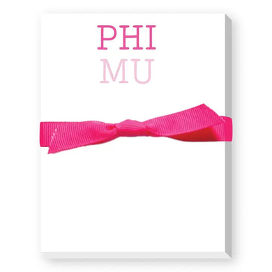 Typewriter Mini Notepad- Phi Mu