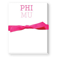 Typewriter Mini Notepad- Phi Mu