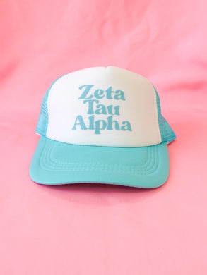 Sorority Traveler Trucker Hat- Zeta Tau Alpha