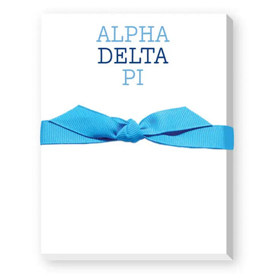 Typewriter Mini Notepad- Alpha Delta Pi