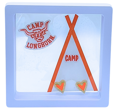 Camp Earrings- Longhorn