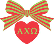 Bow Decal- Alpha Chi Omega