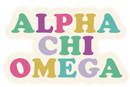 Tumbler Magnet- Alpha Chi Omega