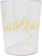 Vintage Vegas Wastebasket- Alpha Chi Omega