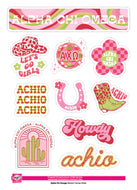 Western Design Disco Stickers
