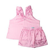 Pink Satin Pajama Set- Alpha Chi Omega
