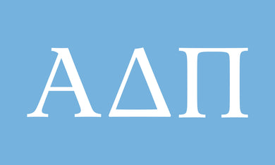 Greek Letter Flag- Alpha Delta Pi