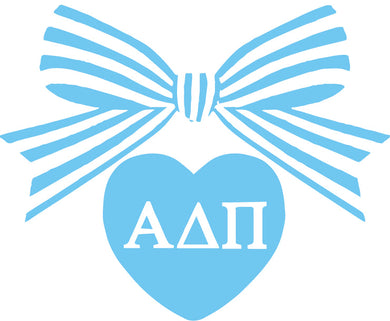 Bow Decal- Alpha Delta Pi