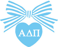 Bow Decal- Alpha Delta Pi