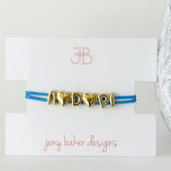Bubble Cord Bracelet- Alpha Delta Pi