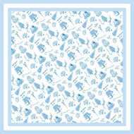 Greek Toile Silk Scarve- Alpha Delta Pi