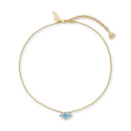 Gold Charm Necklace- Alpha Delta Pi