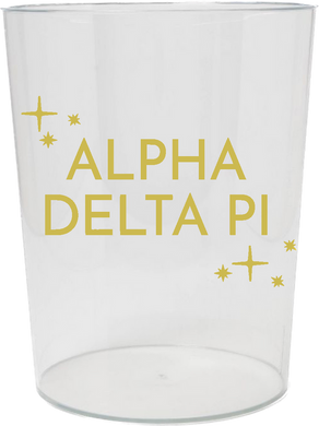 Vintage Vegas Wastebasket- Alpha Delta Pi