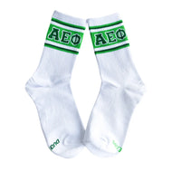 Retro Stripe Socks- Alpha Epsilon Phi