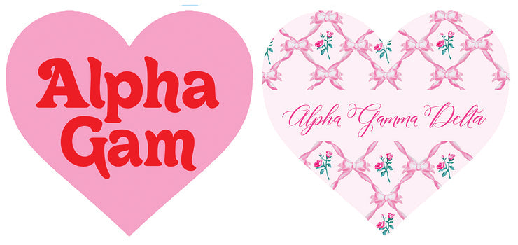 Reversible Coaster- Alpha Gamma Delta