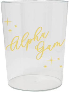 Vintage Vegas Wastebasket- Alpha Gamma Delta