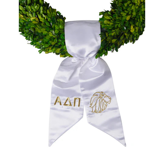 Wreath Sash- Alpha Delta Pi