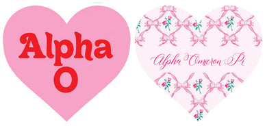 Reversible Coaster- Alpha Omicron Pi