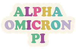 Tumbler Magnet- Alpha Omicron Pi