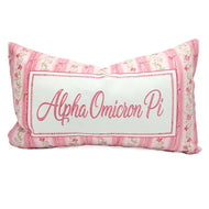 Grandmillenial Velvet Pillow- Alpha Omicron Pi