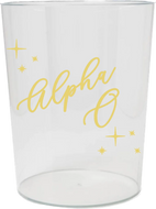 Vintage Vegas Wastebasket- Alpha Omicron Pi