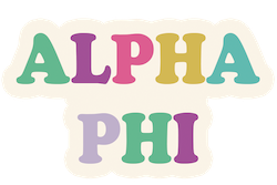 Tumbler Magnet- Alpha Phi