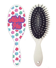 Floral Hairbrush- Alpha Phi