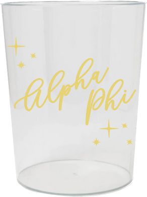 Vintage Vegas Wastebasket- Alpha Phi