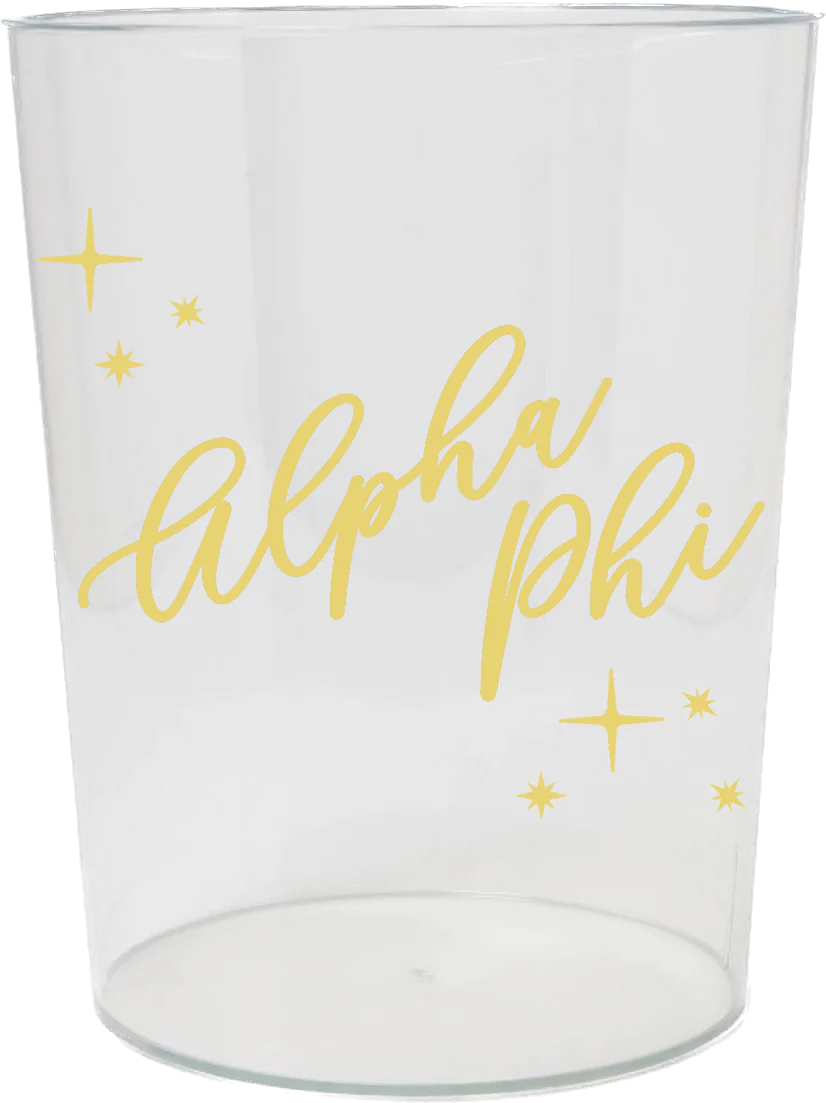 Vintage Vegas Wastebasket- Alpha Phi