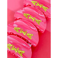 Hair Claw Clip- Alpha Sigma Alpha