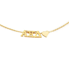 Heart Necklace- Alpha Xi Delta