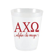 Frost Flex Cups- Alpha Chi Omega Letters and Names