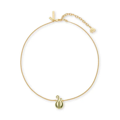 Gold Charm Necklace- Alpha Chi Omega