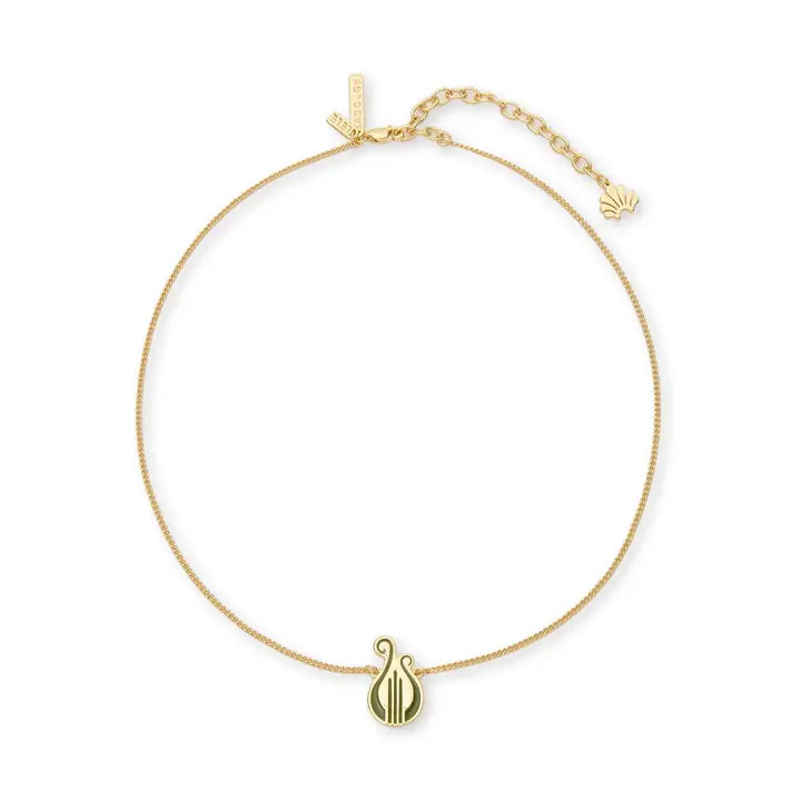 Gold Charm Necklace- Alpha Chi Omega