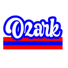 Retro Stripe Camp Tee- Ozark