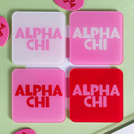 Pop Acrylic Coaster- Alpha Chi Omega
