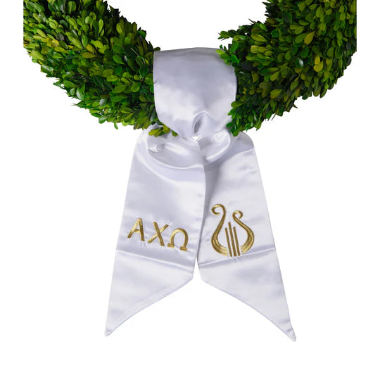 Wreath Sash- Alpha Chi Omega