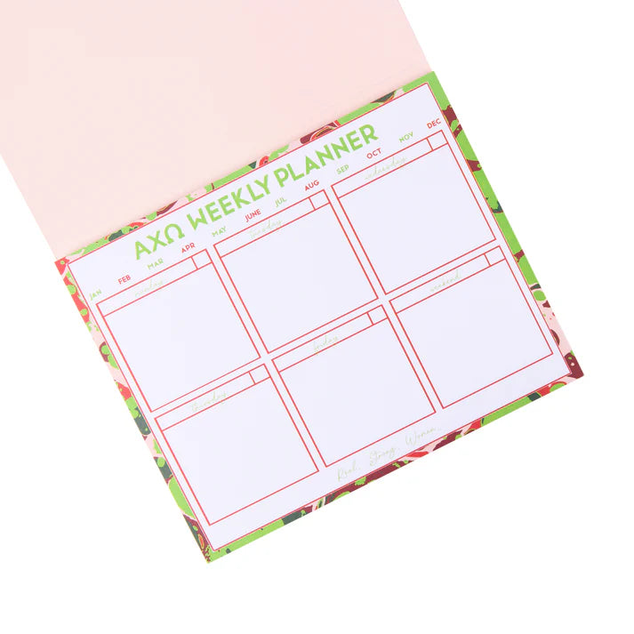 Desk Planner- Alpha Chi Omega