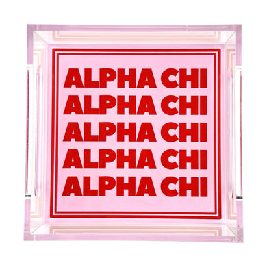 Small Tray- Alpha Chi Omega