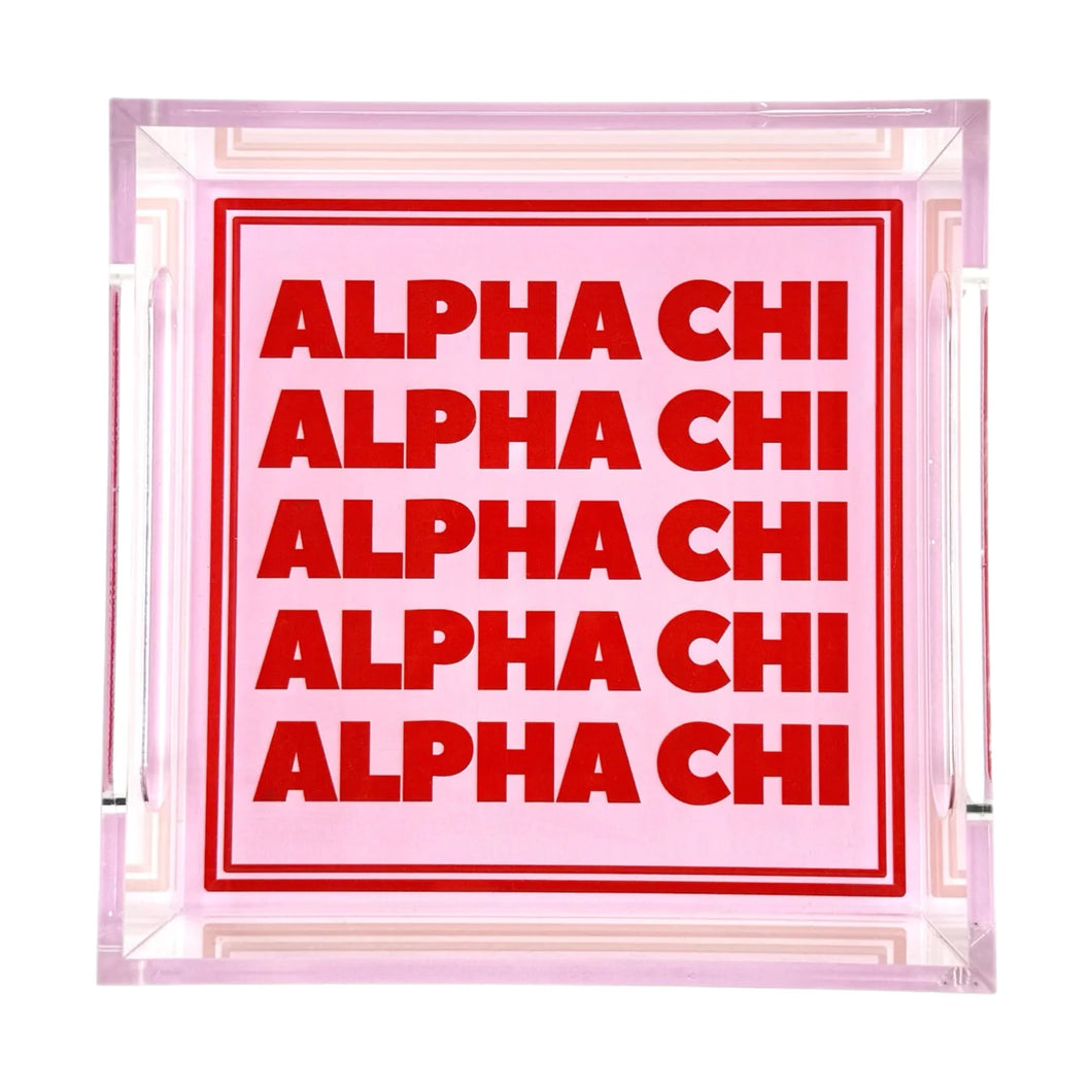 Small Tray- Alpha Chi Omega