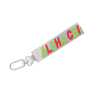 Silicone Keychain- Alpha Chi Omega